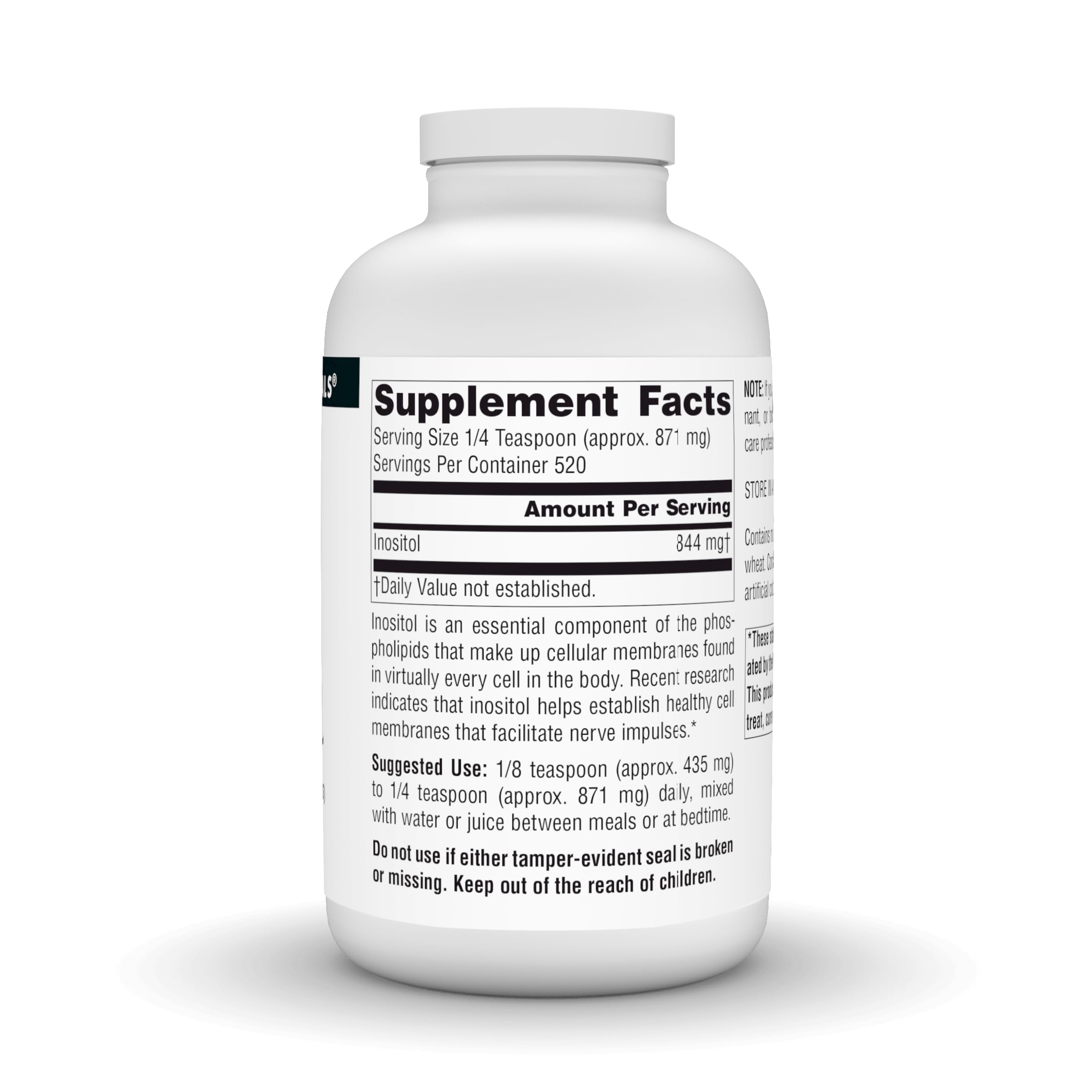 Foto 3 pulgar | Suplemento Dietético Source Naturals Pure Inositol 473ml - Venta Internacional.