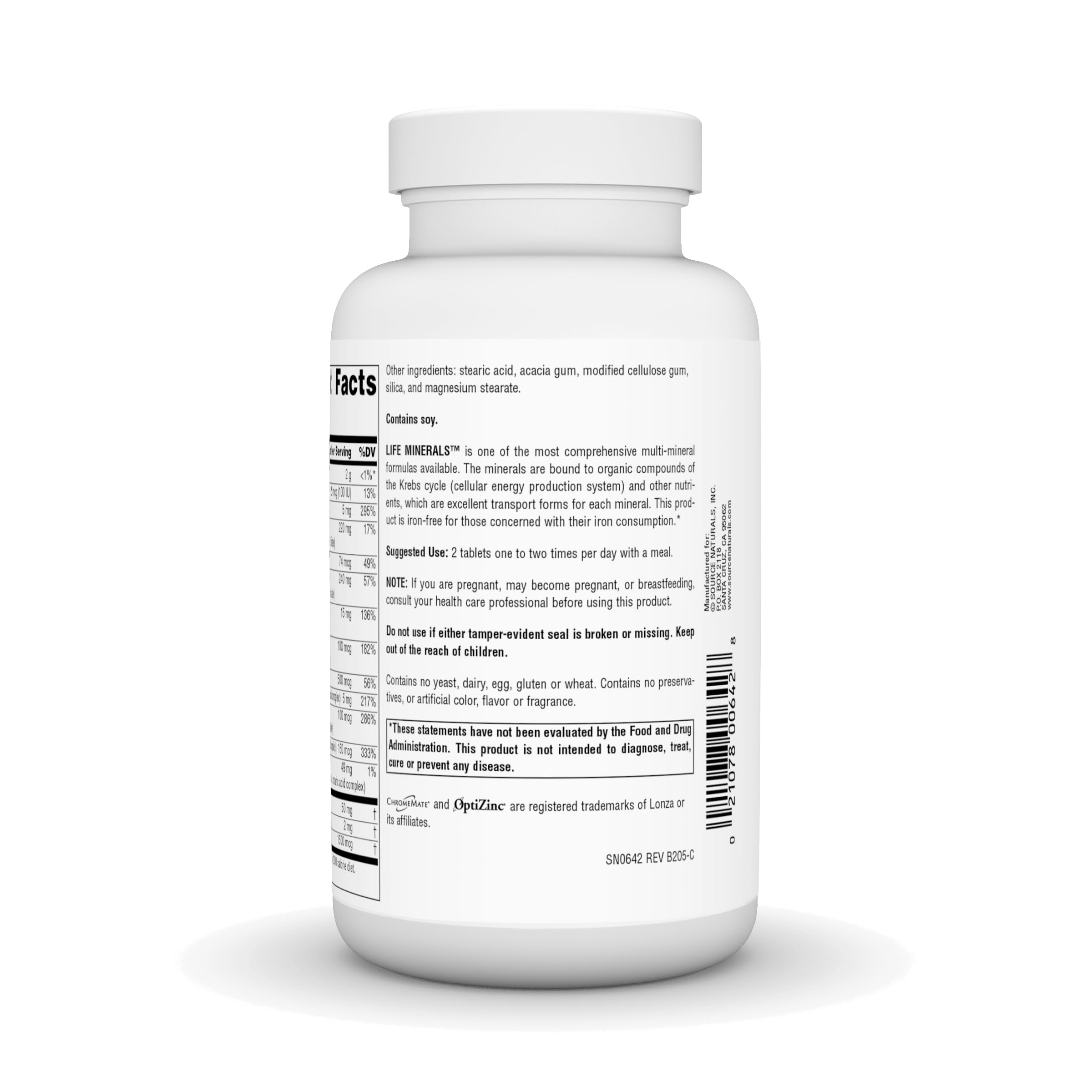 Foto 4 pulgar | Suplemento: Source Naturals, Minerales De Alta Bioactividad - Venta Internacional.
