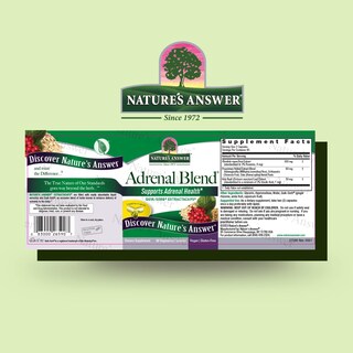 Foto 2 | Suplemento Nature's Answer Extracaps Adrenal Blend 90 Cápsulas - Venta Internacional.