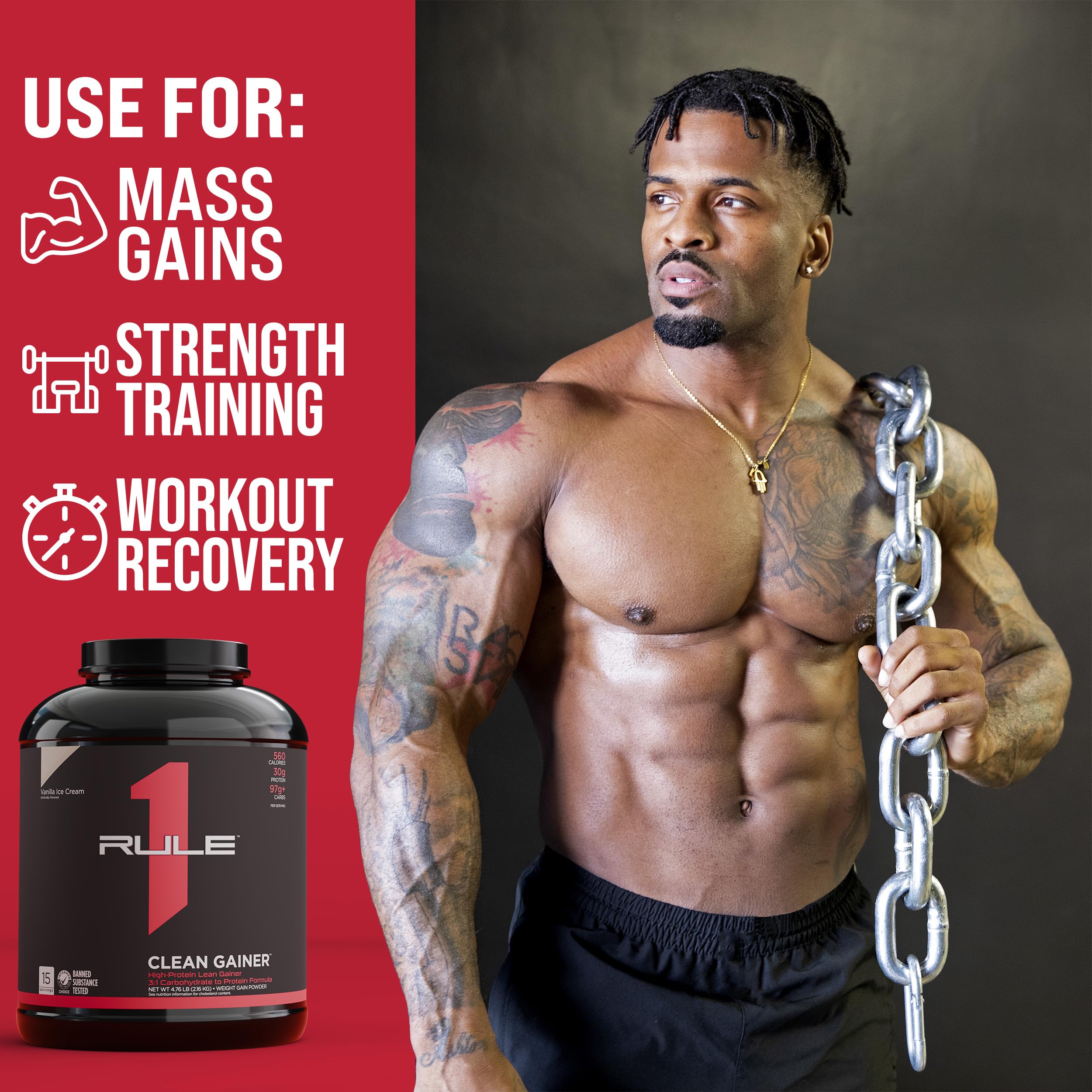 Foto 5 pulgar | Regla De Suplemento 1 Proteins R1 Clean Gainer 15 Porciones - Venta Internacional.