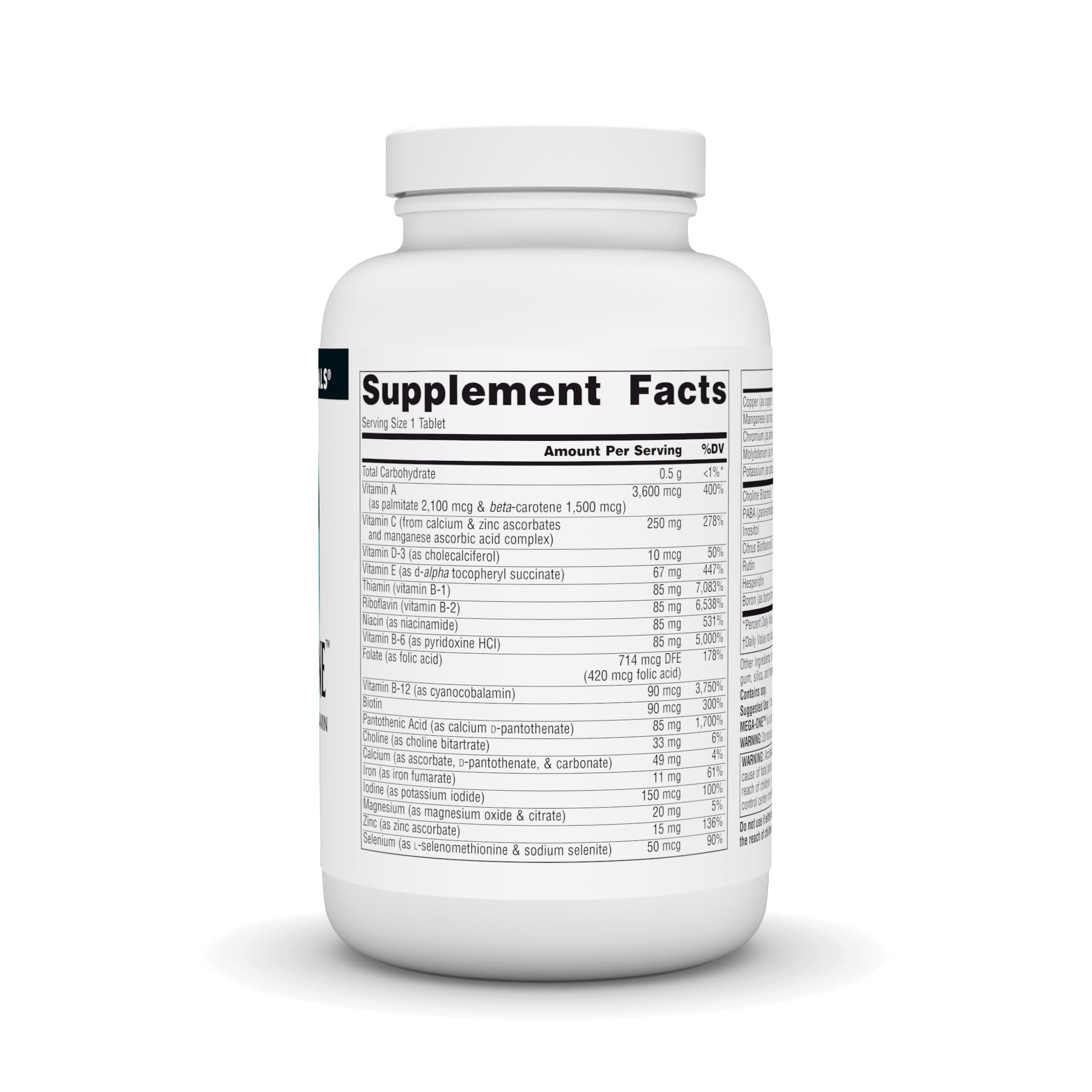 Foto 2 | Multivitamínico Mega-one De Supplement Source Naturals, 180 Comprimidos - Venta Internacional.