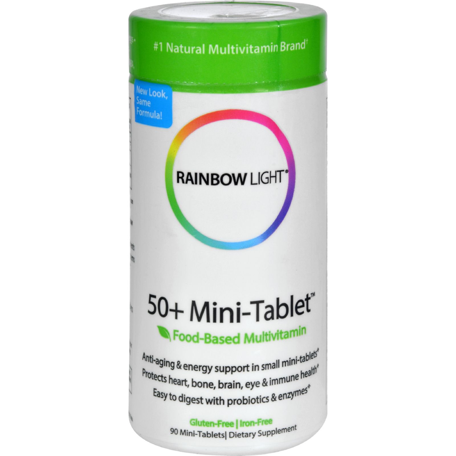 Foto 2 pulgar | Suplemento Multivitamínico Rainbow Light 50+ Mini 90 Tabletas - Venta Internacional.