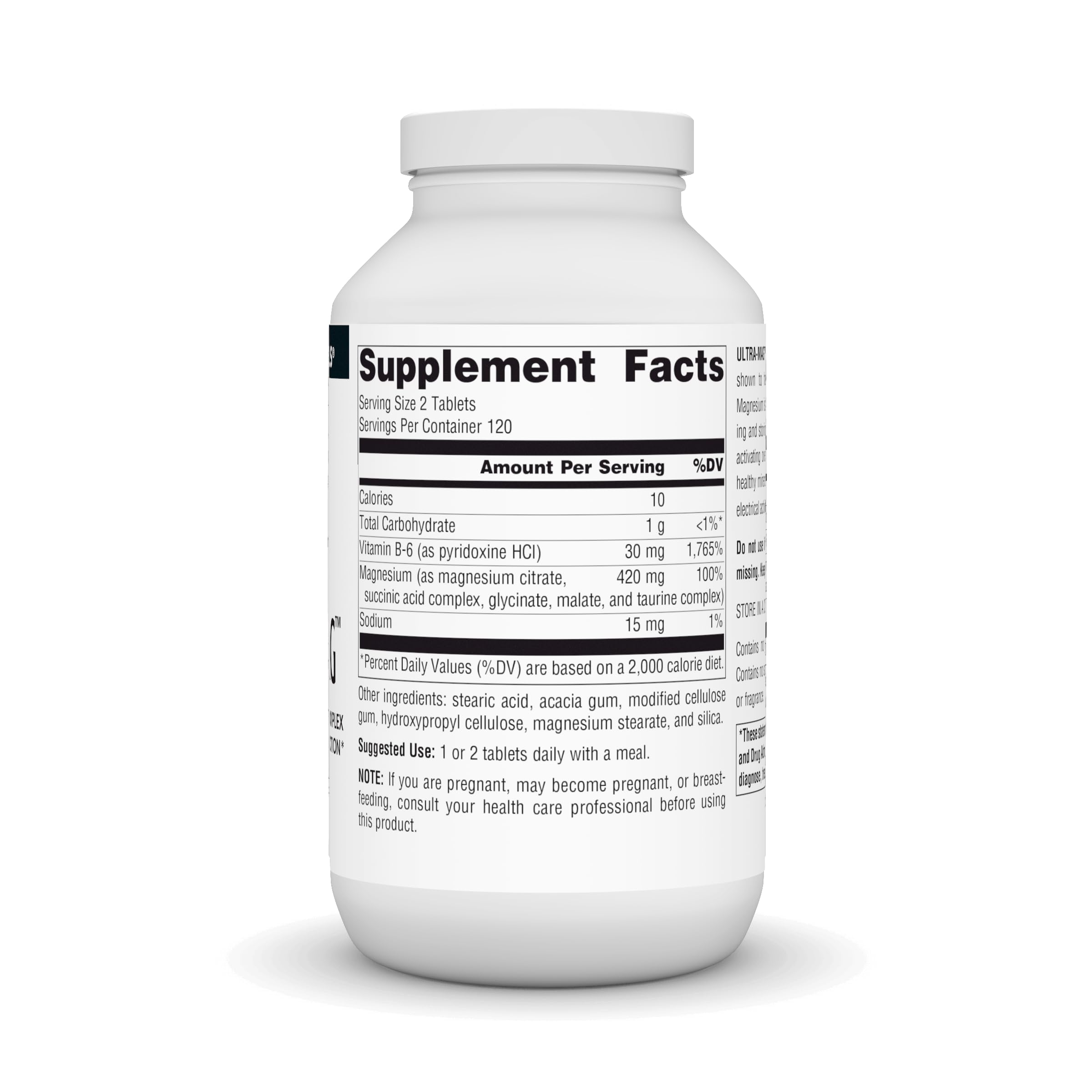 Foto 3 pulgar | Supplement Source Naturals Ultra-mag De Alta Eficiencia 240 Comprimidos - Venta Internacional.