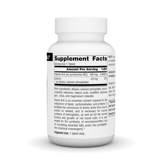 Foto 2 | Suplemento Source Naturals De Vitamina B-6, 100 Mg, 250 Comprimidos - Venta Internacional.