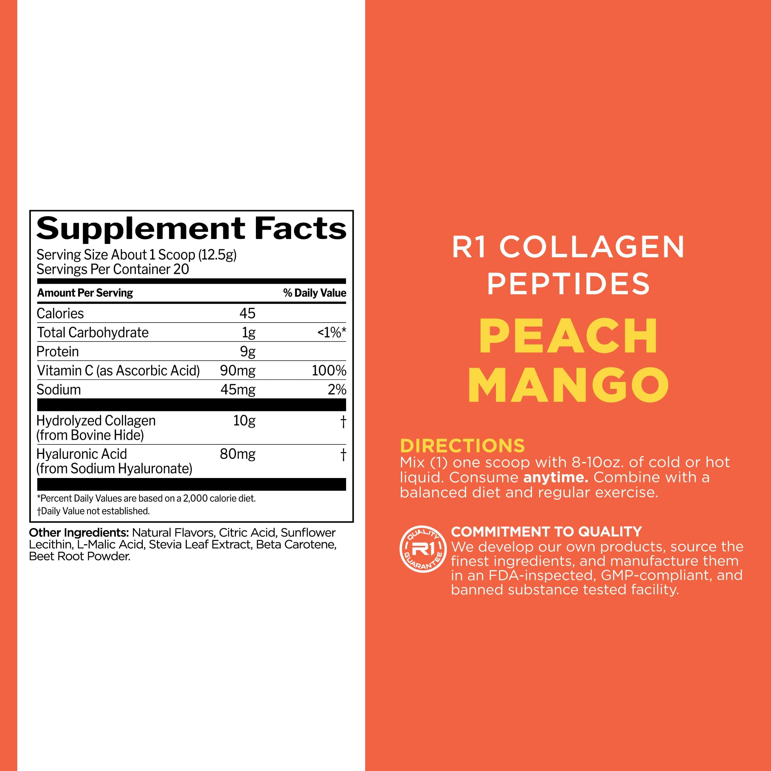 Foto 6 pulgar | Supplement Rule 1: Péptidos De Colágeno En Polvo Con Ácido Hialurónico - Venta Internacional.