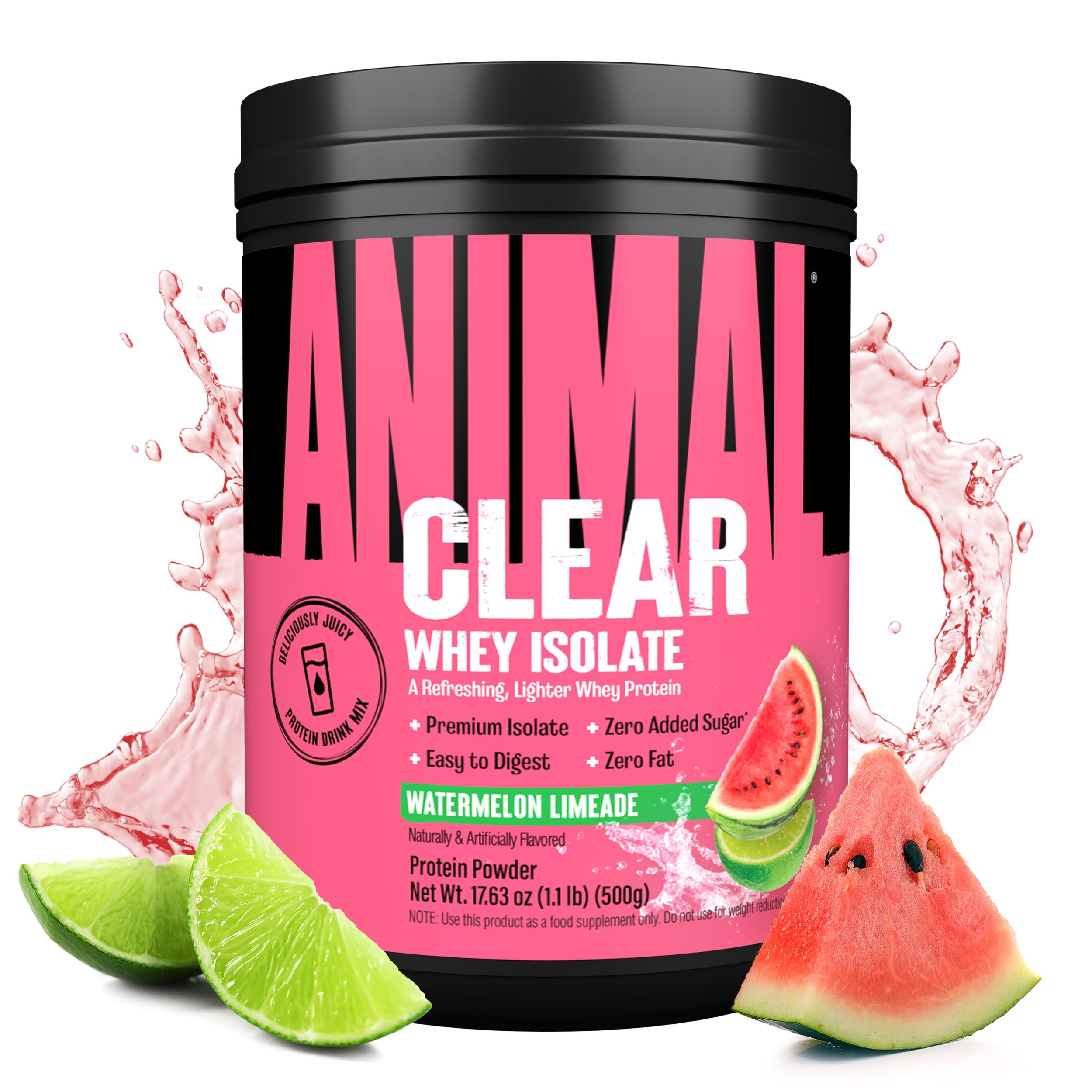 Foto 2 pulgar | Proteína En Polvo Animal Clear Whey Isolate Sandía 500 G - Venta Internacional.