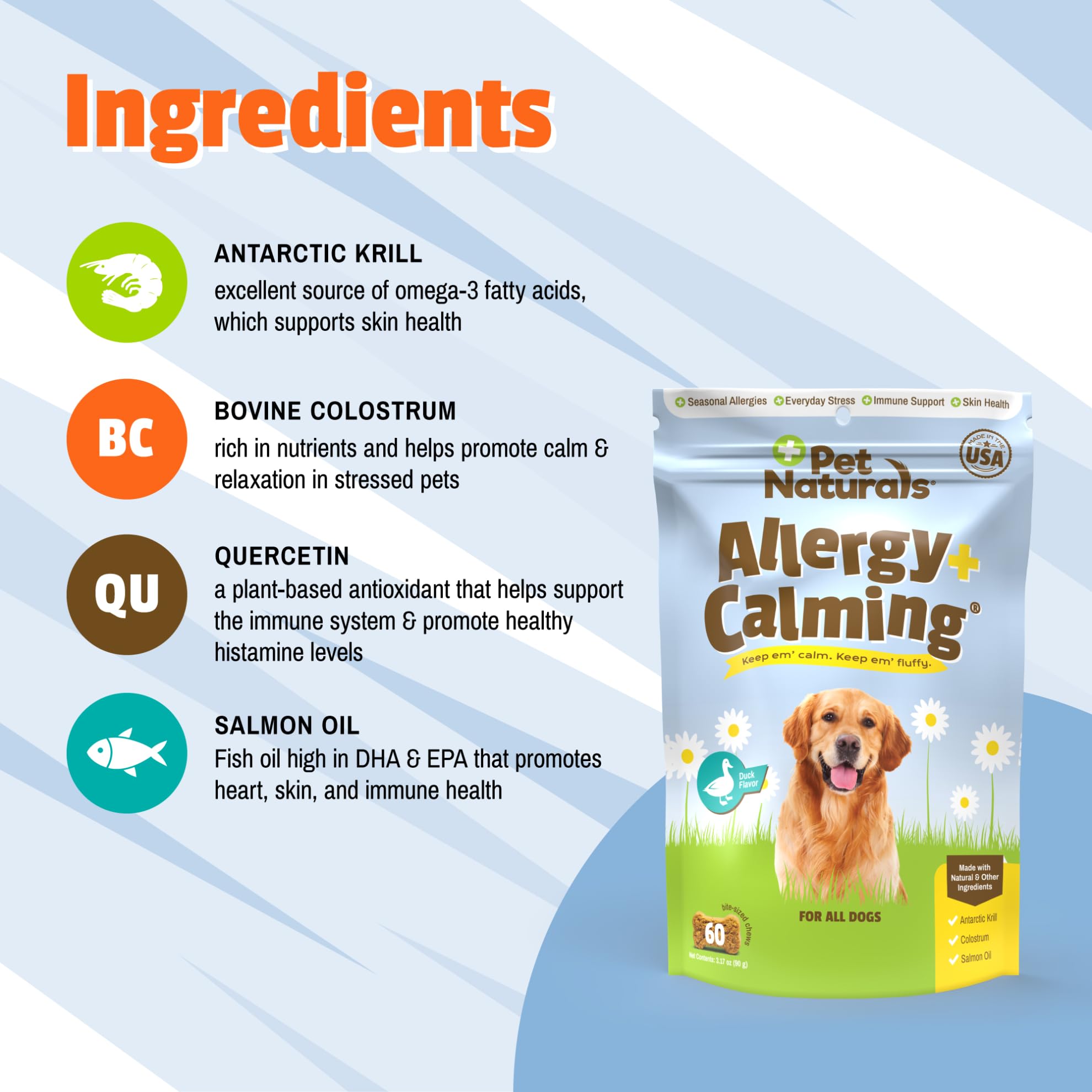 Foto 5 pulgar | Suplemento Calmante Pet Naturals Allergy Plus Para Perros, 60 Unidades - Venta Internacional.