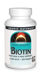 Foto 1 | Suplemento Source Naturals Biotina 5000 Mcg 200 Comprimidos - Venta Internacional.