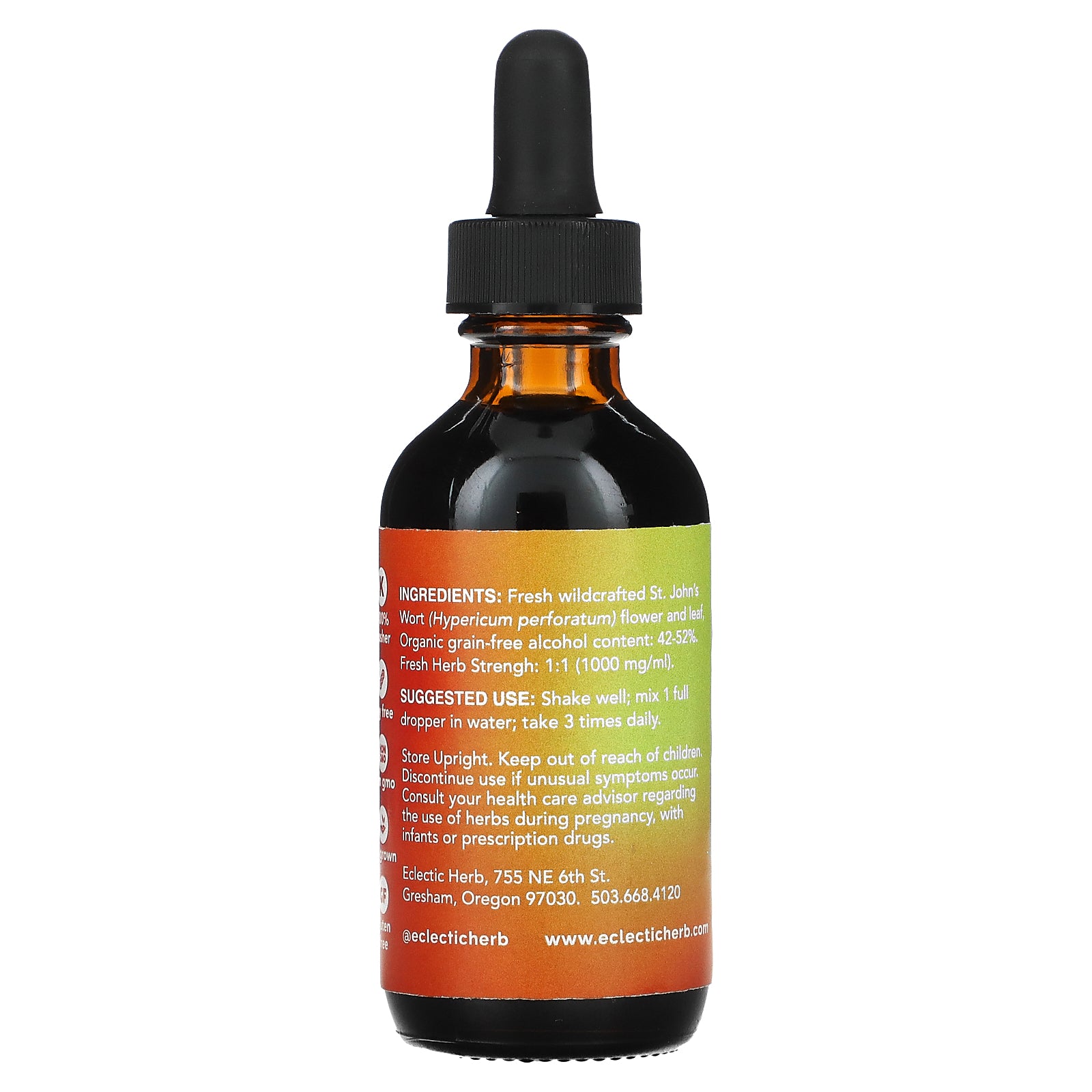 Foto 2 | Suplemento De Extracto De Hierba De San Juan De Eclectic Institute, 60 Ml - Venta Internacional.