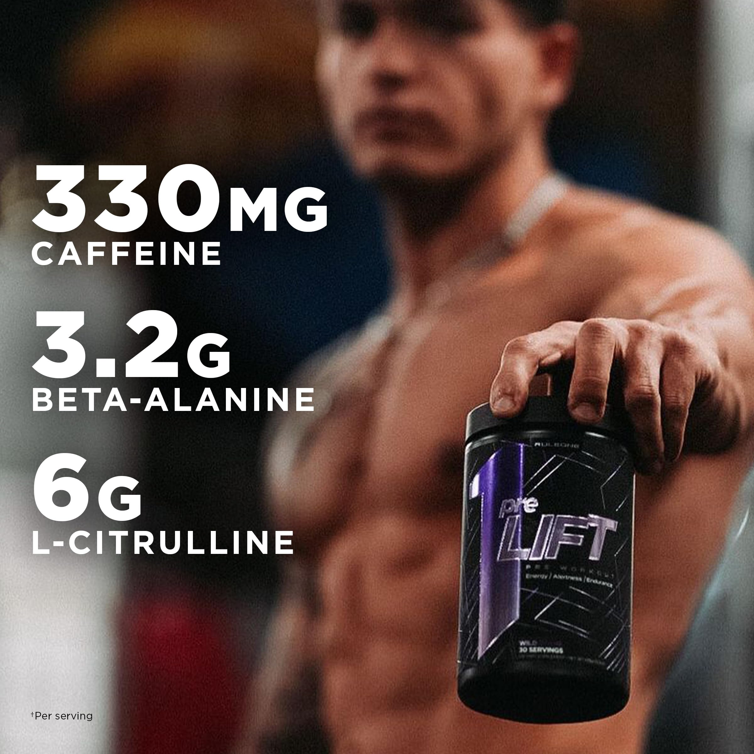 Foto 2 | Regla 1 Prelift Antes Del Entrenamiento Con 6 G De Citrulina Y 3,2 G De Beta Alanina - Venta Internacional.