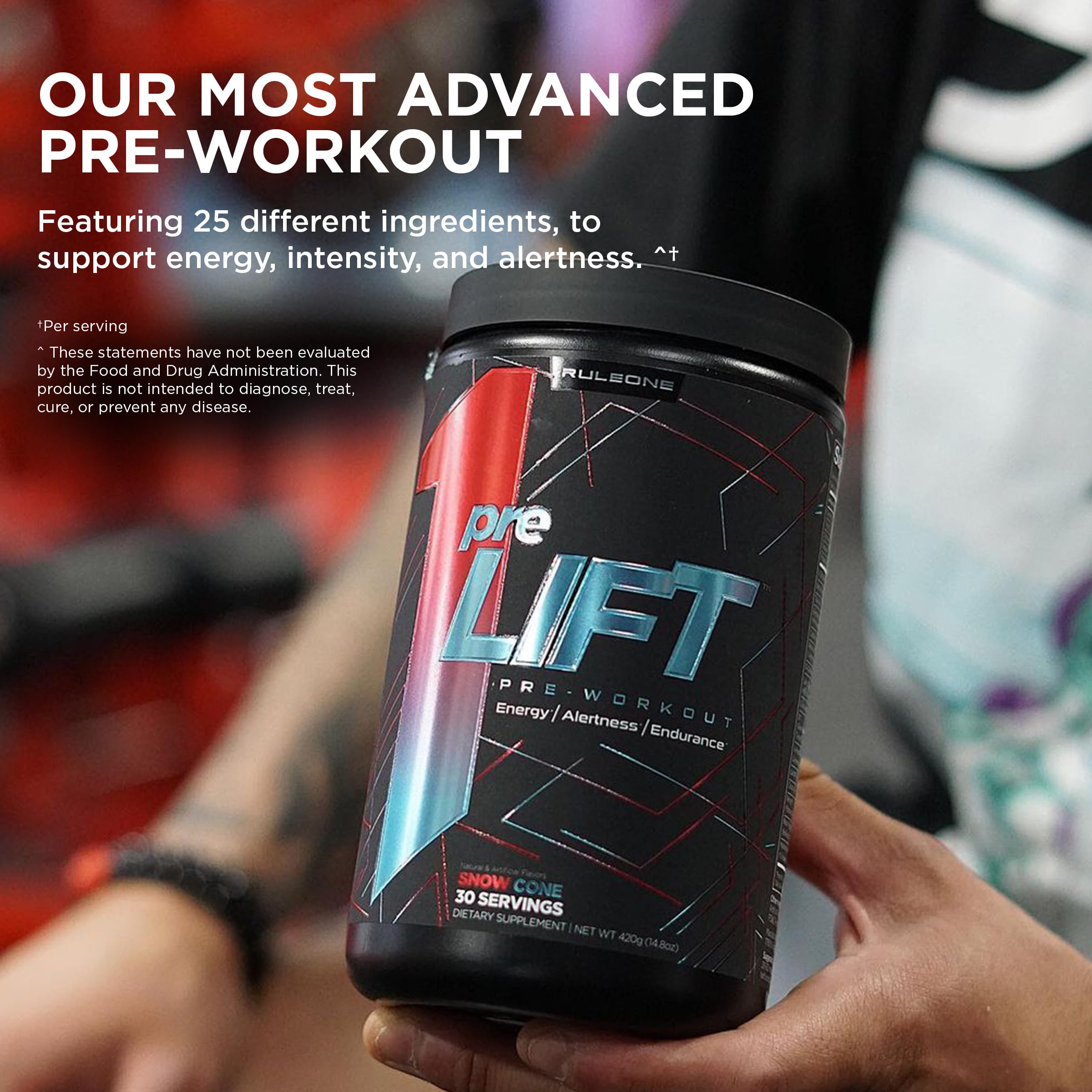 Foto 6 | Regla 1 Prelift Antes Del Entrenamiento Con 6 G De Citrulina Y 3,2 G De Beta Alanina - Venta Internacional.