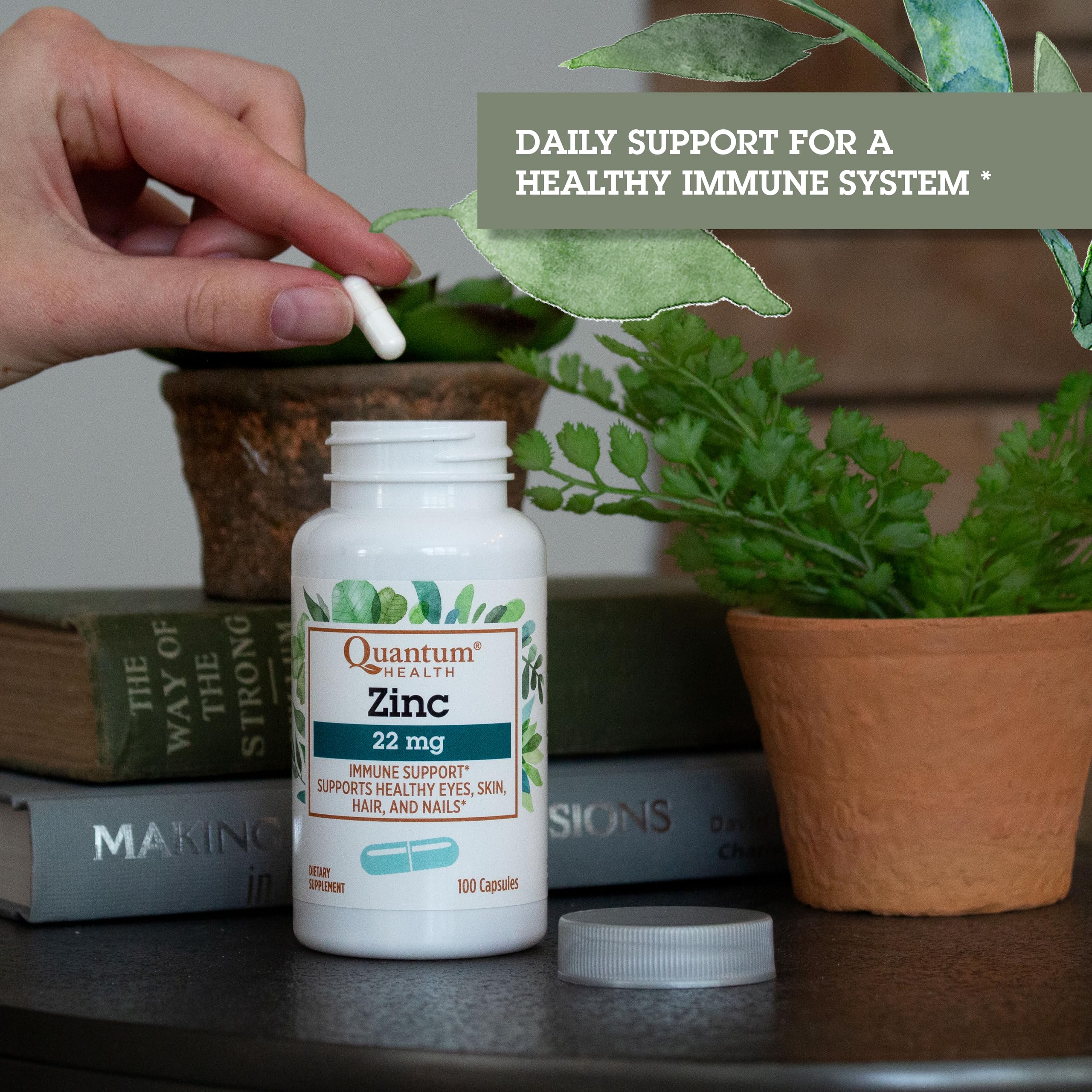 Foto 5 | Suplemento: 22 Mg De Gluconato De Zinc Quantum Health, Apoyo Inmunológico - Venta Internacional.