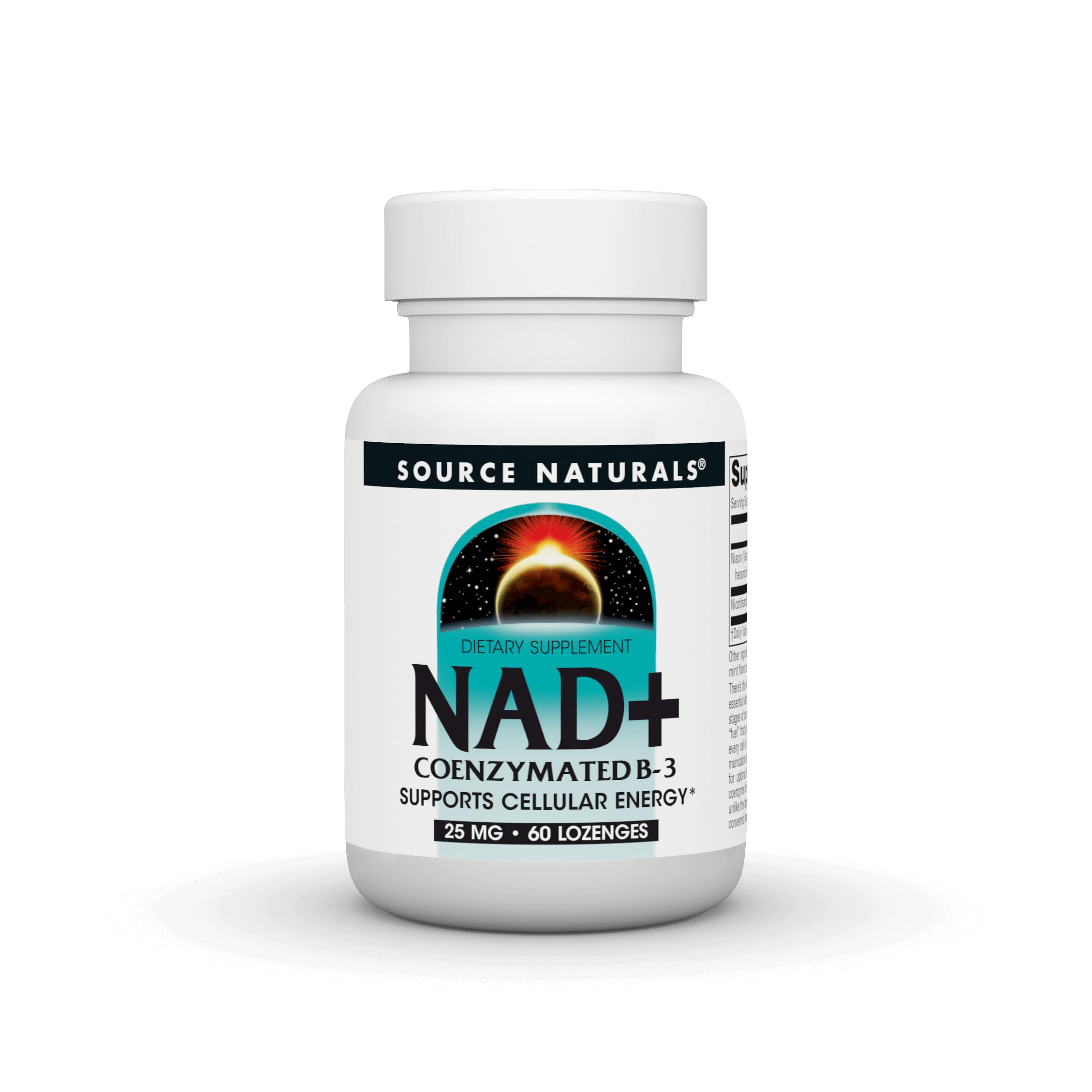 Foto 2 pulgar | Supplement Source Naturals Nad+ B-3 Coenzimado 25 Mg - 60 Pastillas - Venta Internacional.