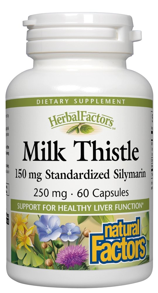 Foto 1 | Suplemento Natural Factors Milk Thistle 250 Mg 60 Cápsulas - Venta Internacional.