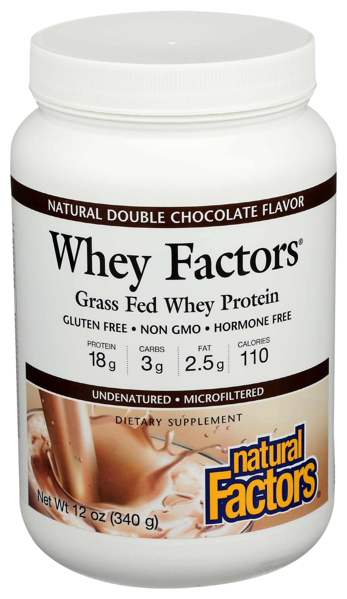 Foto 2 pulgar | Concentrado De Proteína De Suero Natural Factors Whey Factors 350 Ml - Venta Internacional.