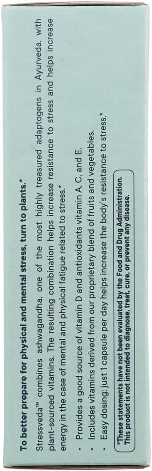 Foto 7 pulgar | Suplemento Flora Health Stressveda Con Ashwagandha Ksm-66 30 Cápsulas - Venta Internacional.