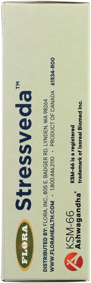 Foto 8 pulgar | Suplemento Flora Health Stressveda Con Ashwagandha Ksm-66 30 Cápsulas - Venta Internacional.