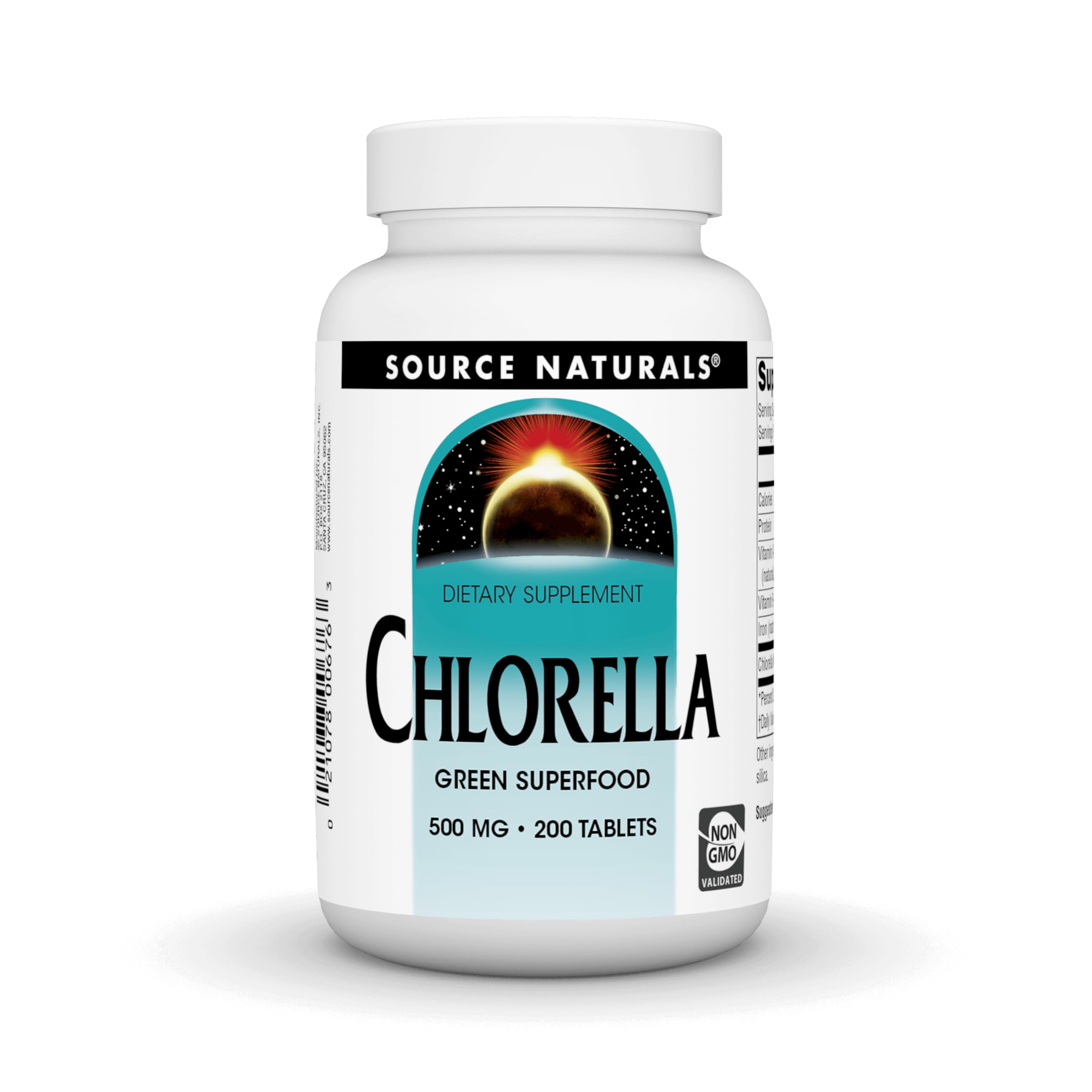 Foto 2 pulgar | Superalimento Verde Supplement Source Naturals Chlorella 500 Mg - Venta Internacional.