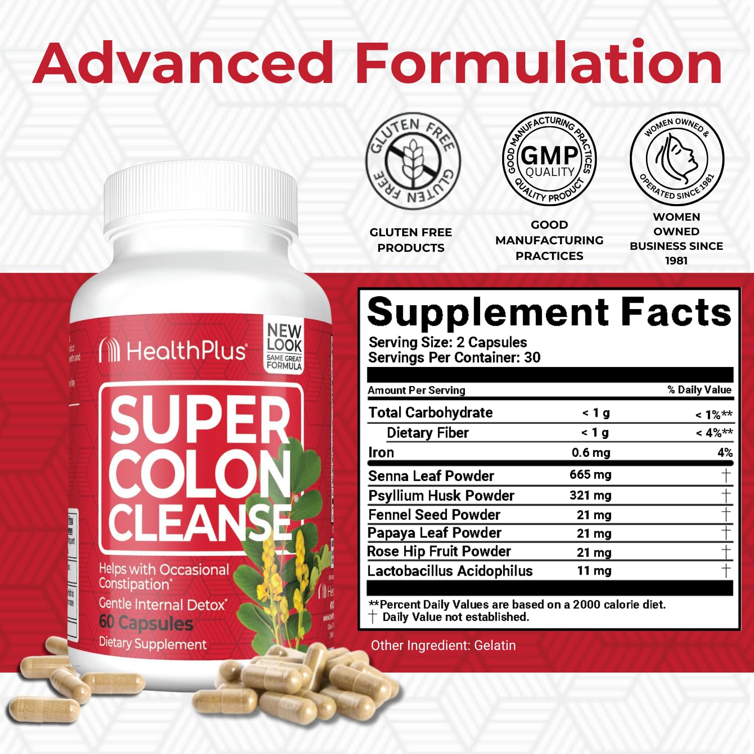 Foto 3 pulgar | Gentle Gut Cleanse Detox Health Plus Super Colon Cleanse - Venta Internacional.
