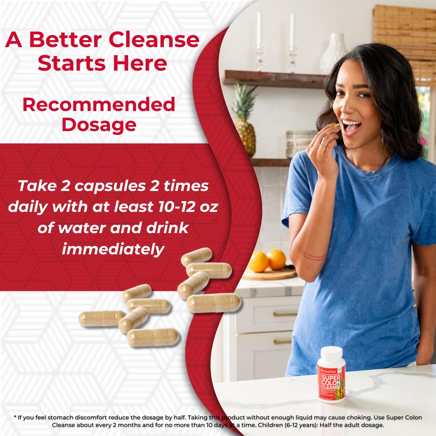 Foto 5 pulgar | Gentle Gut Cleanse Detox Health Plus Super Colon Cleanse - Venta Internacional.