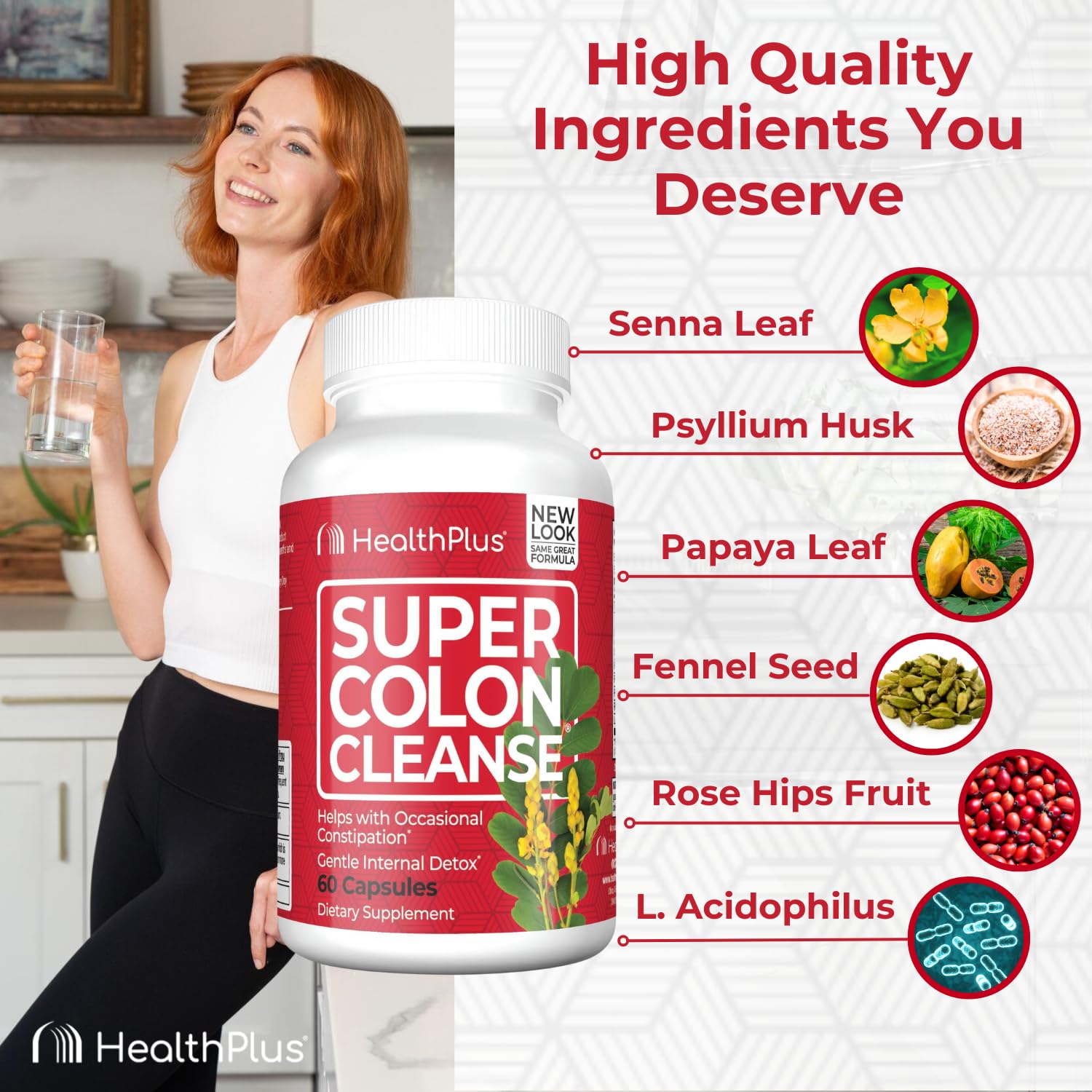 Foto 7 pulgar | Gentle Gut Cleanse Detox Health Plus Super Colon Cleanse - Venta Internacional.