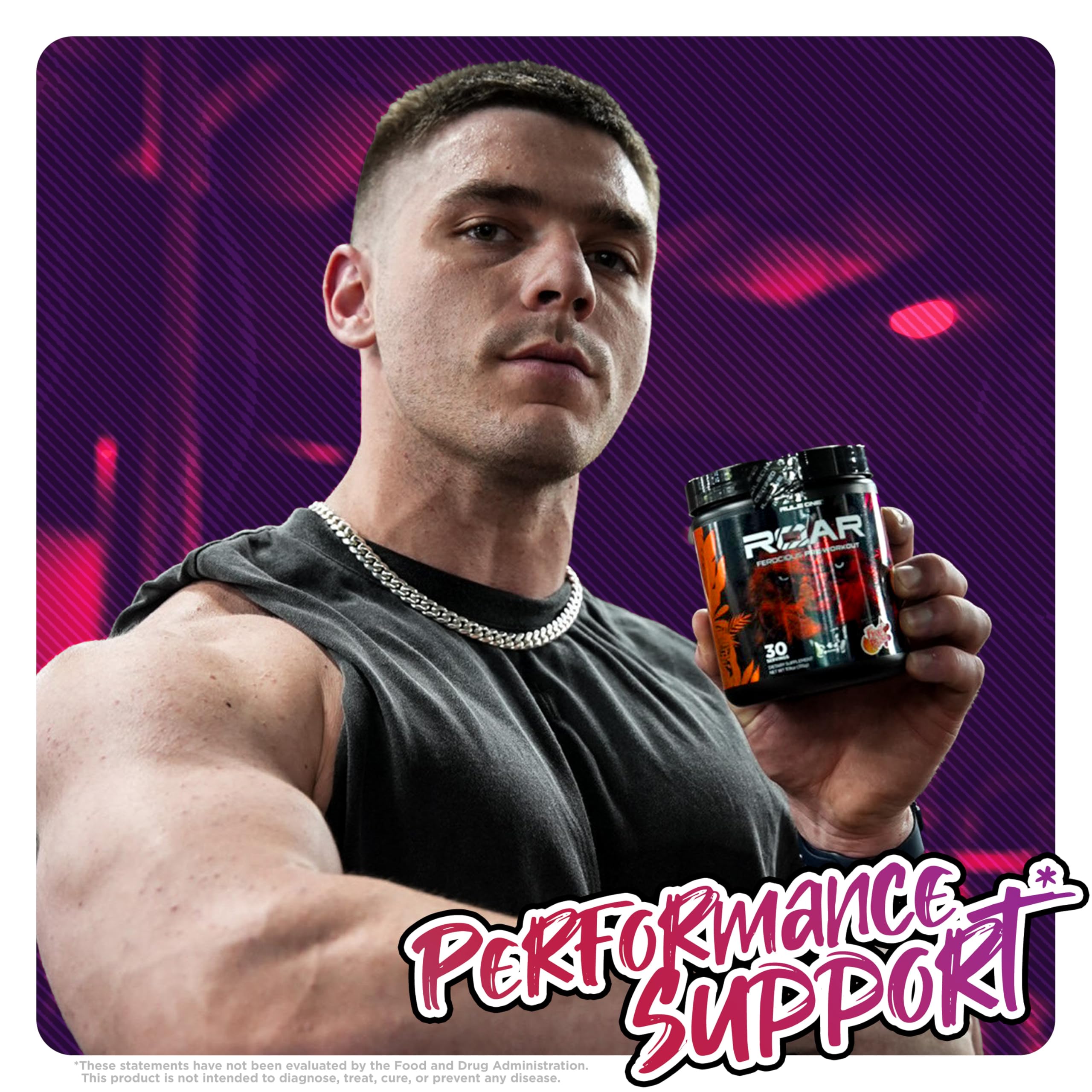 Foto 4 | Polvo Rule 1 R1 Roar Para Antes Del Entrenamiento Con Creatina, 30 Porciones - Venta Internacional.