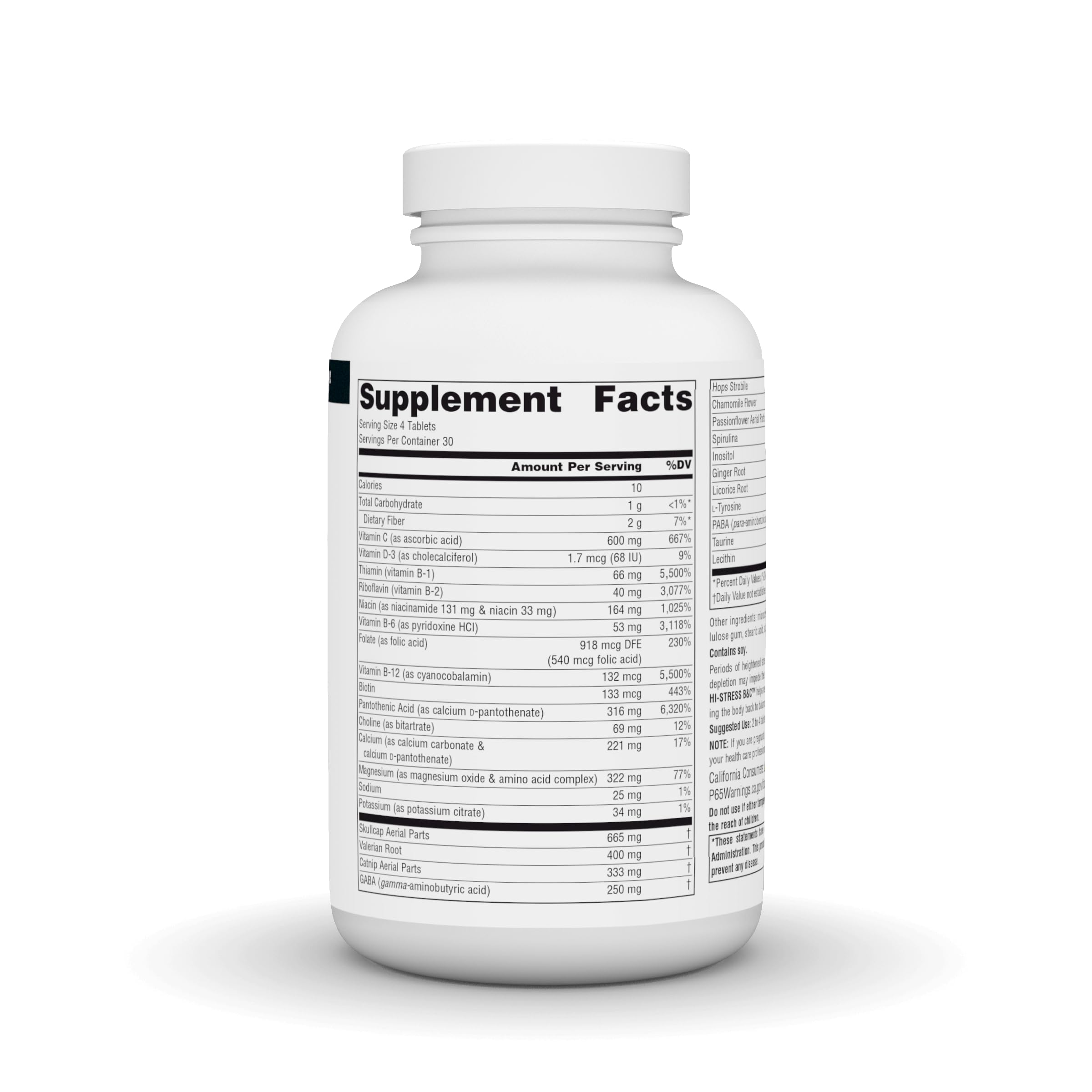 Foto 3 pulgar | Suplemento Source Naturals Hi-stress B&c Con Hierbas 120 Comprimidos - Venta Internacional.
