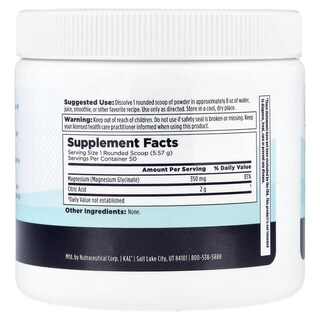 Foto 2 | Glicinato De Magnesio En Polvo Kal Calming Sin Sabor 279 G - Venta Internacional.