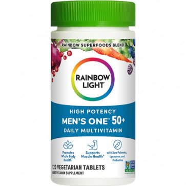 Foto 2 pulgar | Multivitamínico Rainbow Light Para Hombres 50 Plus 120 Comprimidos - Venta Internacional.