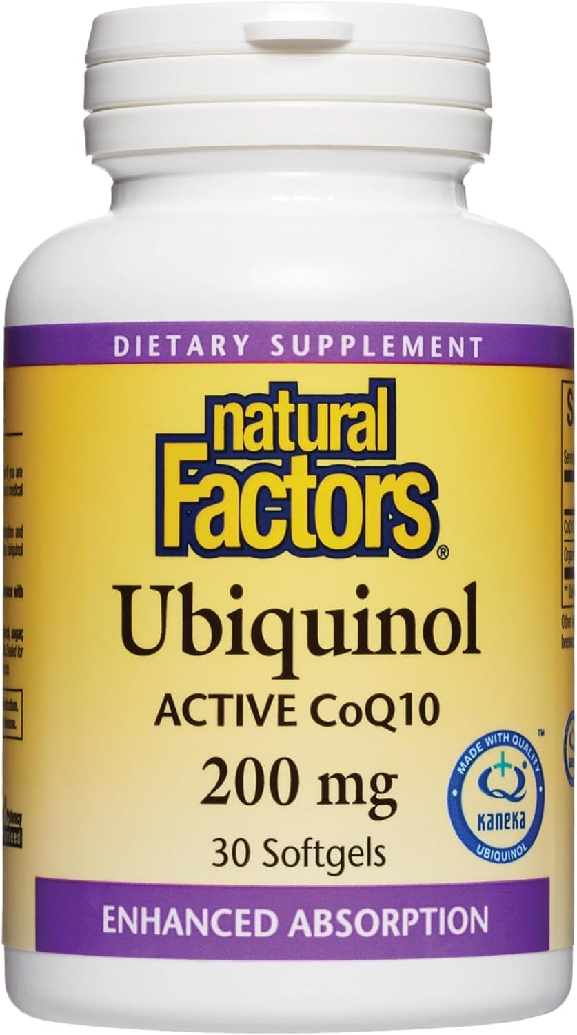 Foto 2 pulgar | Suplemento Natural Factors Ubiquinol Active Coq10 200 Mg - Venta Internacional.
