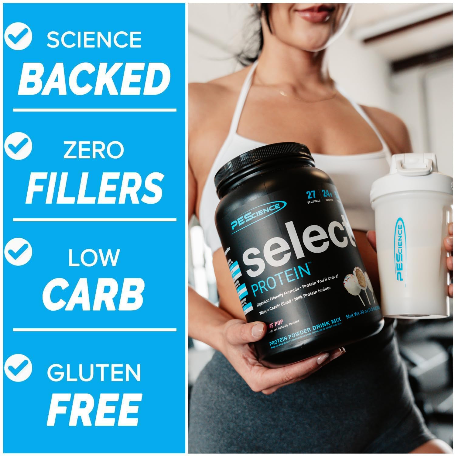 Foto 5 pulgar | Proteína En Polvo Pesscience Select Whey Casein 27 Porciones - Venta Internacional.