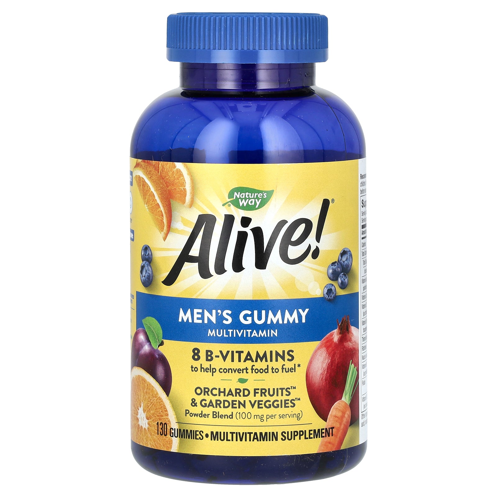 Foto 1 | ¡multivitamínico Nature's Way Alive! Gummy Fruit 130 Gomitas Para Hombre - Venta Internacional.