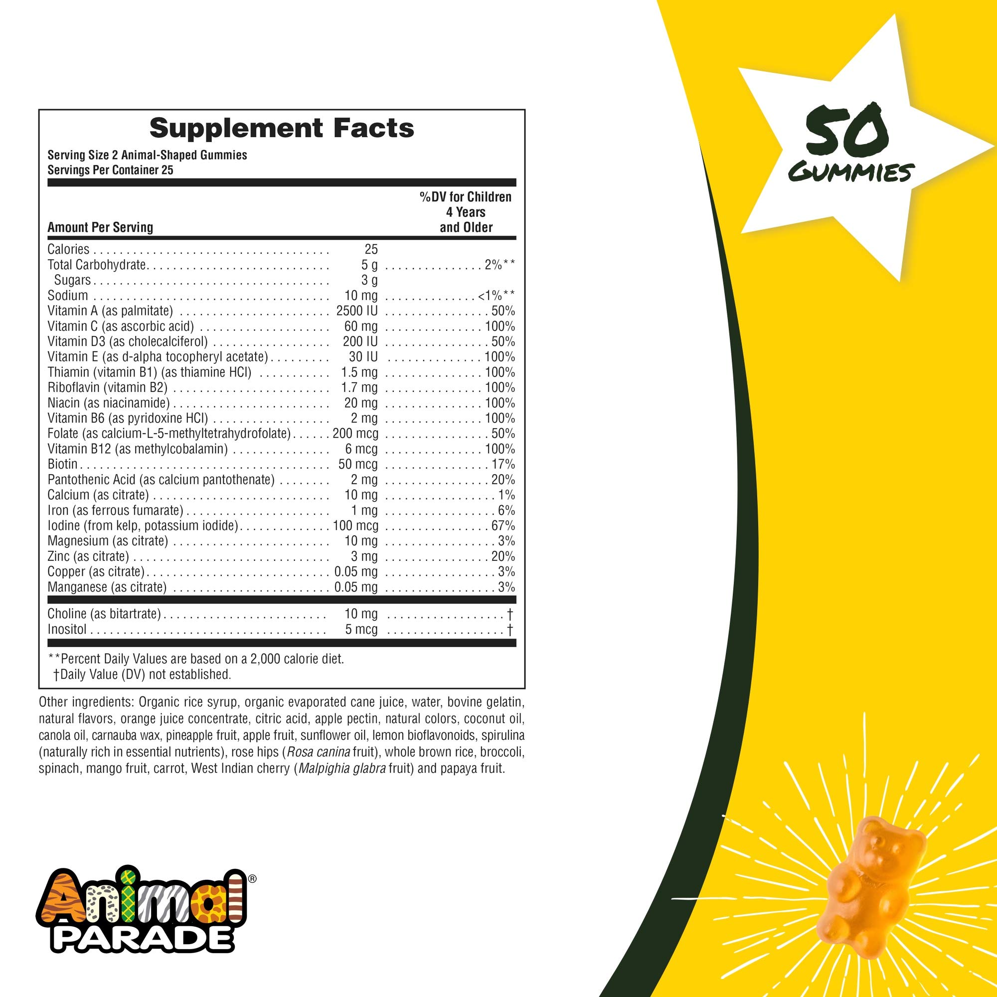 Foto 5 pulgar | Gominolas Supplement Nature's Plus Ap Surtidas, 50 Tabletas - Venta Internacional.