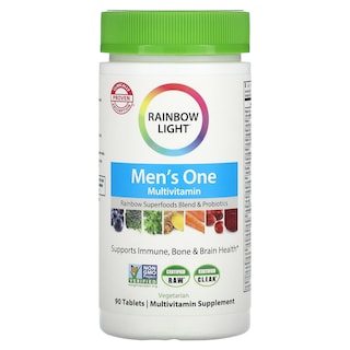 Foto 1 | Multivitamínico Rainbow Light Men's One 90 Comprimidos - Venta Internacional.