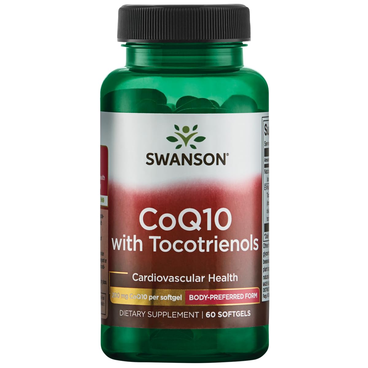 Foto 1 | Suplemento Swanson Coq10 200 Mg Con 20 Mg De Tocotrienoles 60 Geles - Venta Internacional.