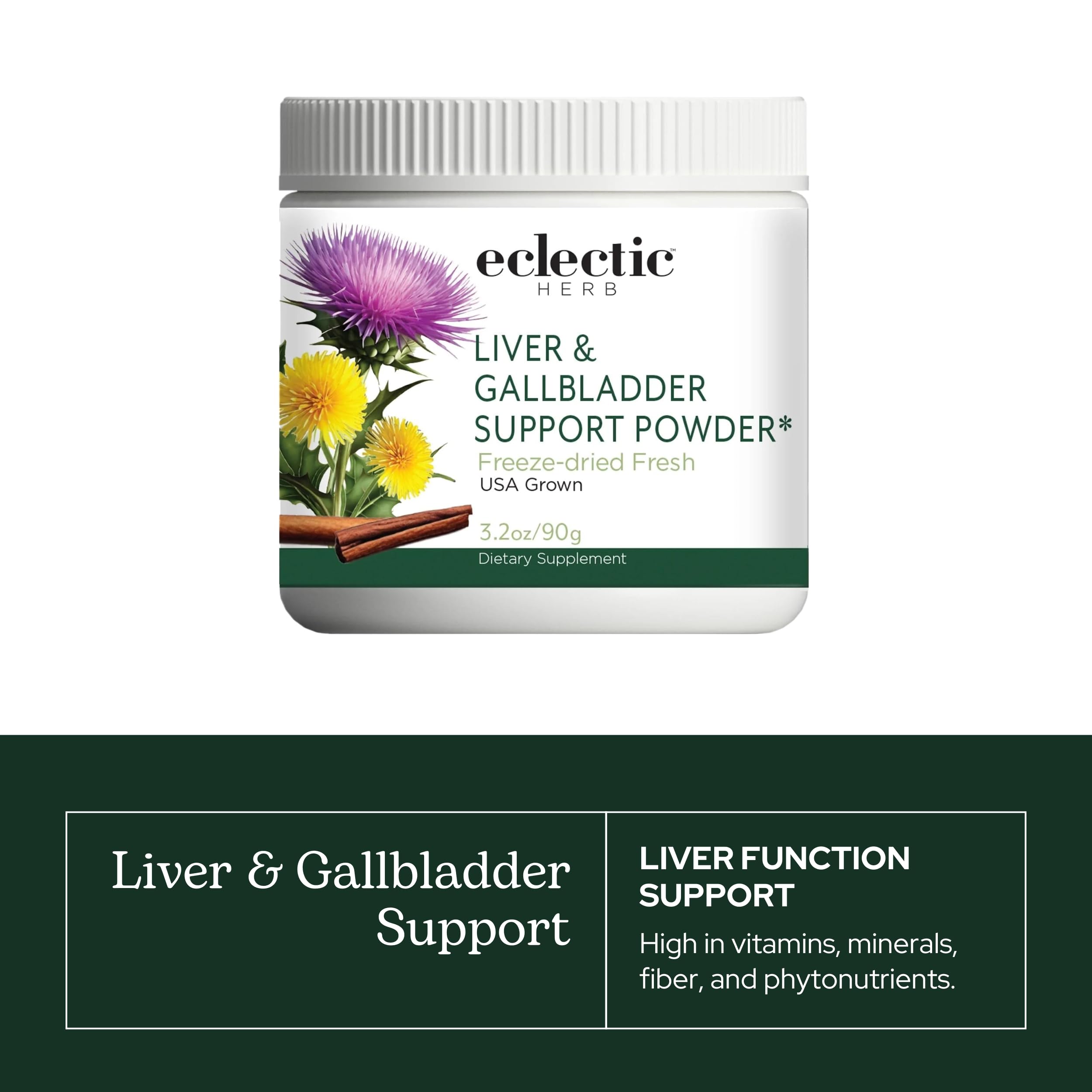 Foto 4 pulgar | Suplemento Eclectic Institute Liver Support, 90 G, Crudo Y Orgánico - Venta Internacional.