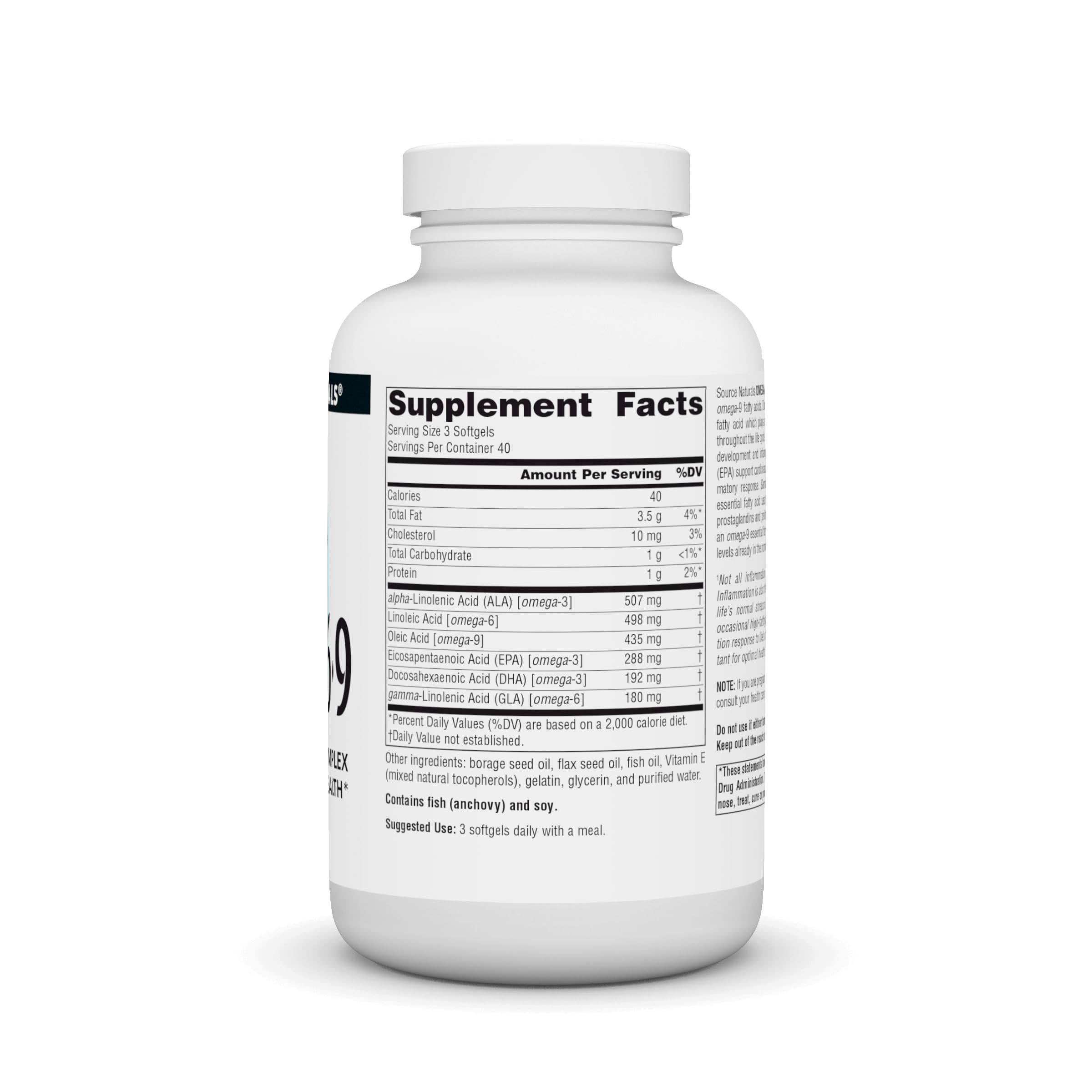 Foto 3 pulgar | Supplement Source Naturals Omega 3-6-9 120 Cápsulas Blandas - Venta Internacional.