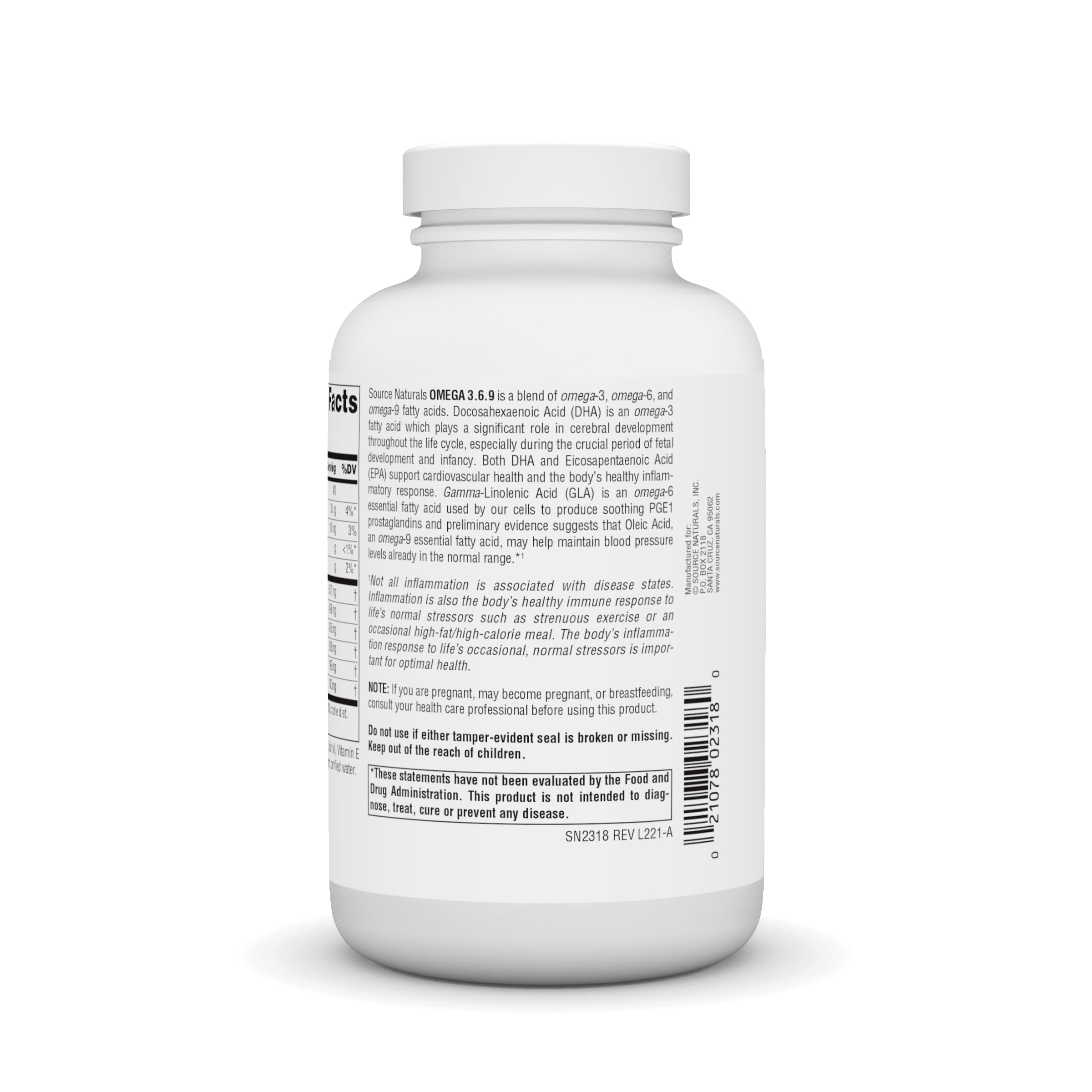 Foto 4 pulgar | Supplement Source Naturals Omega 3-6-9 120 Cápsulas Blandas - Venta Internacional.
