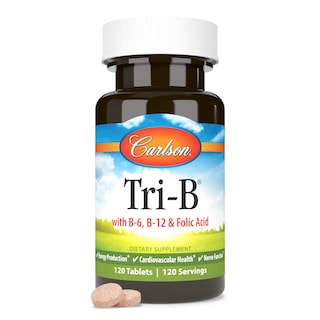 Foto 5 | Suplemento Carlson Tri-b Vitamina B Complex 120 Comprimidos - Venta Internacional.