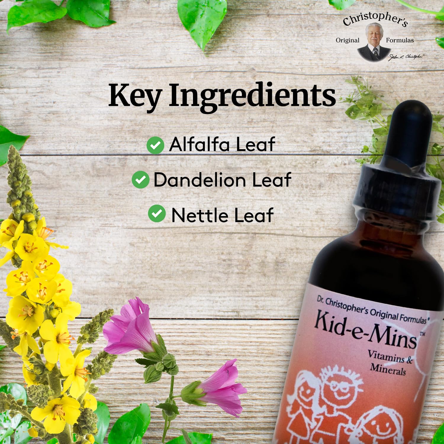 Foto 3 | Multivitamínico Líquido Christopher's Kid-e-mins, 60 Ml, Naranja - Venta Internacional.