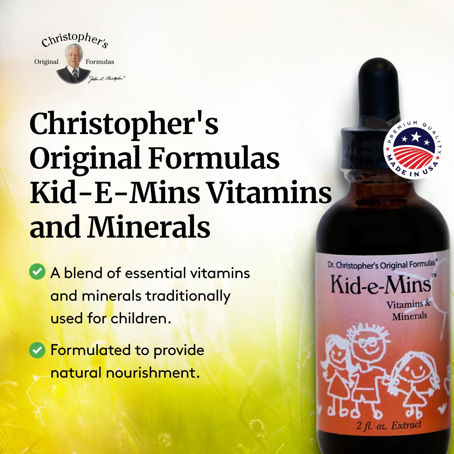 Foto 5 pulgar | Multivitamínico Líquido Christopher's Kid-e-mins, 60 Ml, Naranja - Venta Internacional.