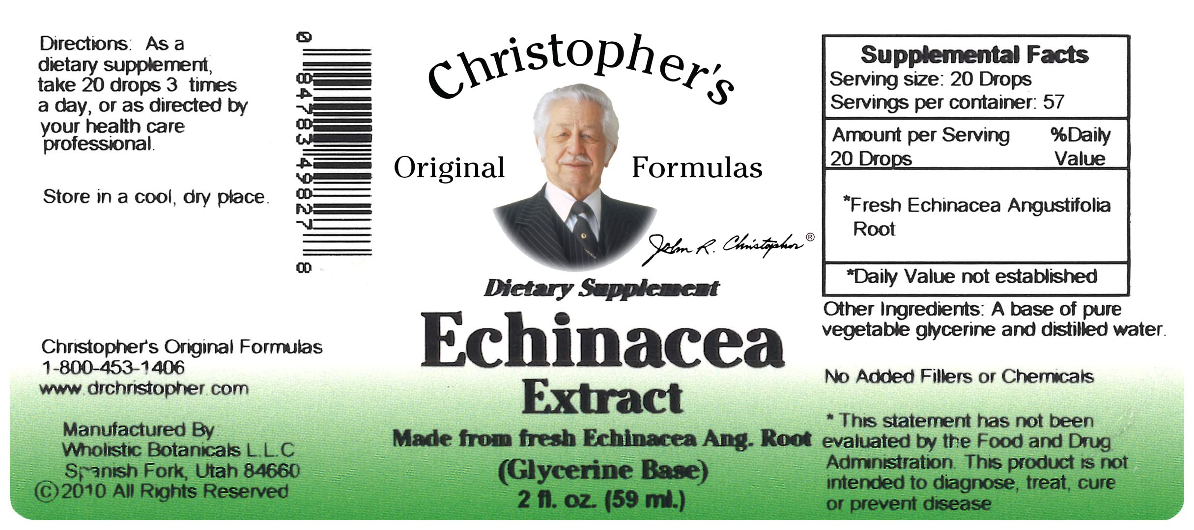 Foto 5 pulgar | Suplemento De Extracto De Equinácea De Christopher's Original Formulas, 60 Ml - Venta Internacional.