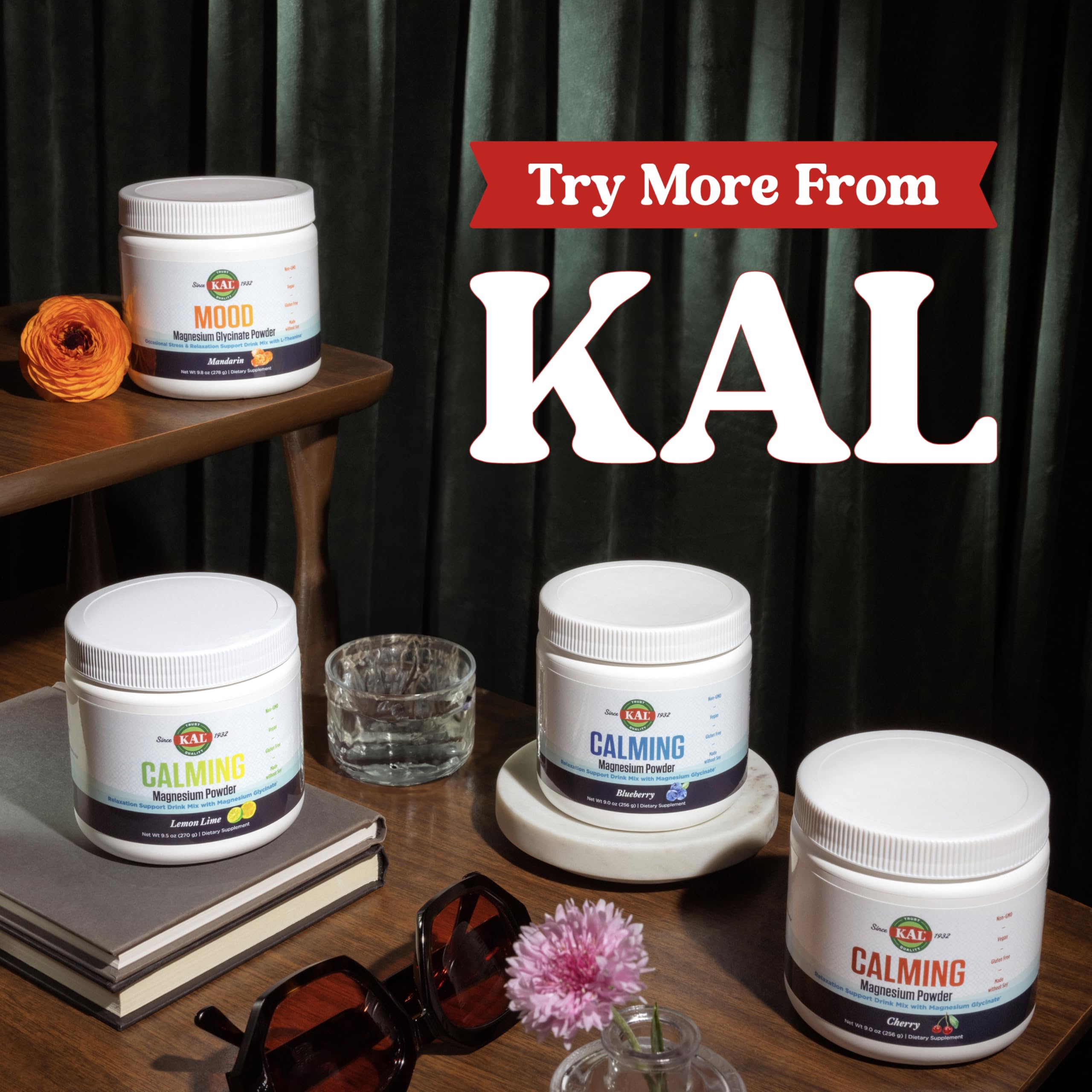 Foto 7 | Suplemento De Magnesio Kal Calming Powder Blueberry 250 Ml - Venta Internacional.