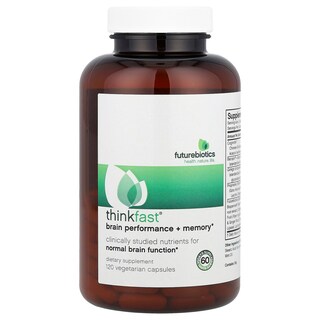 Foto 1 | Suplemento Futurebiotics Thinkfast 120 Cápsulas - Venta Internacional.