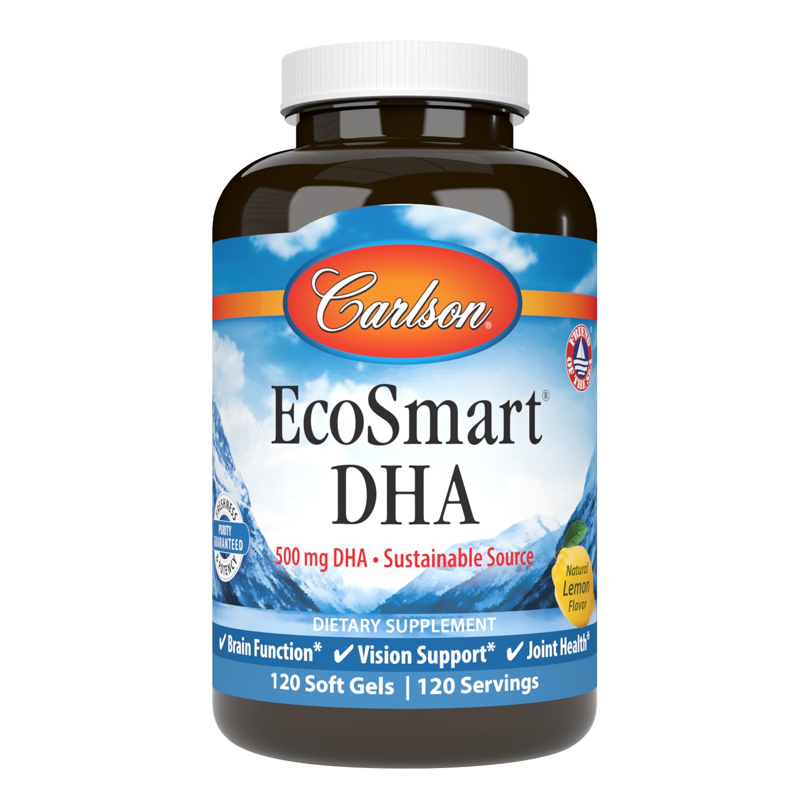 Foto 6 pulgar | Suplemento Carlson Ecosmart Dha 500 Mg Dha 120 Cápsulas Blandas - Venta Internacional.