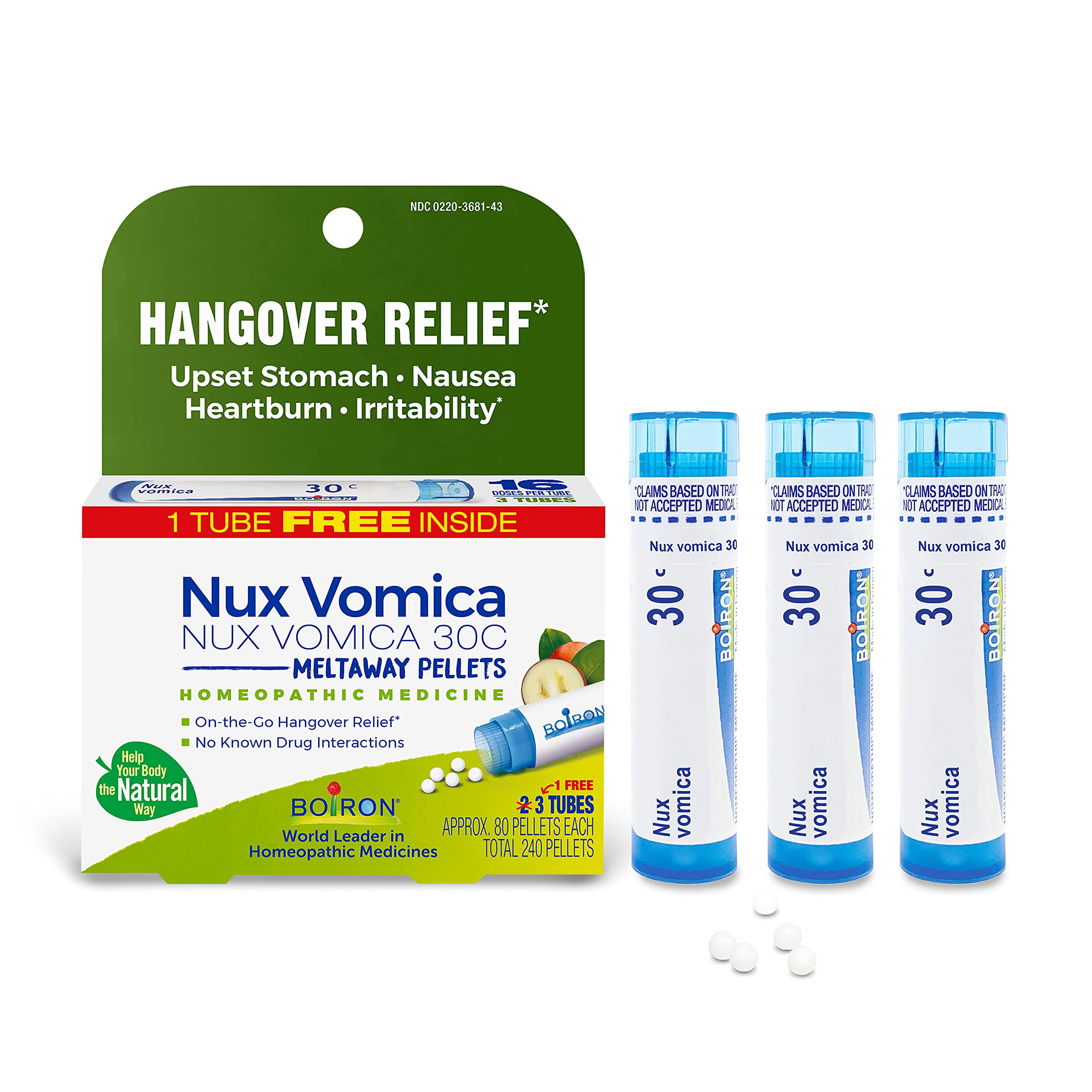 Foto 2 pulgar | Medicina Homeopática Boiron Nux Vomica 30c Para Aliviar La Resaca - Venta Internacional.