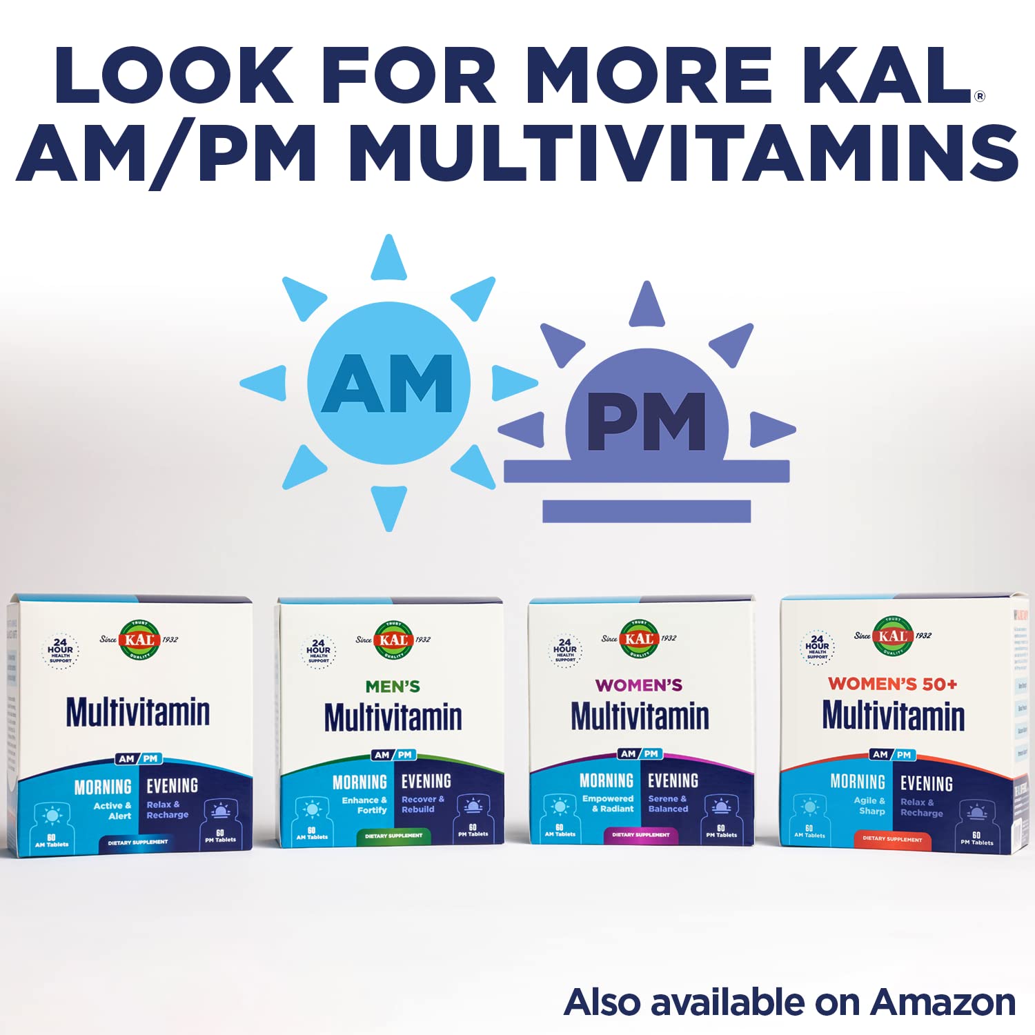 Foto 7 pulgar | Suplementos Kal Multivitamin Am/pm 2 En 1 Para Mujeres Y Hombres - Venta Internacional.