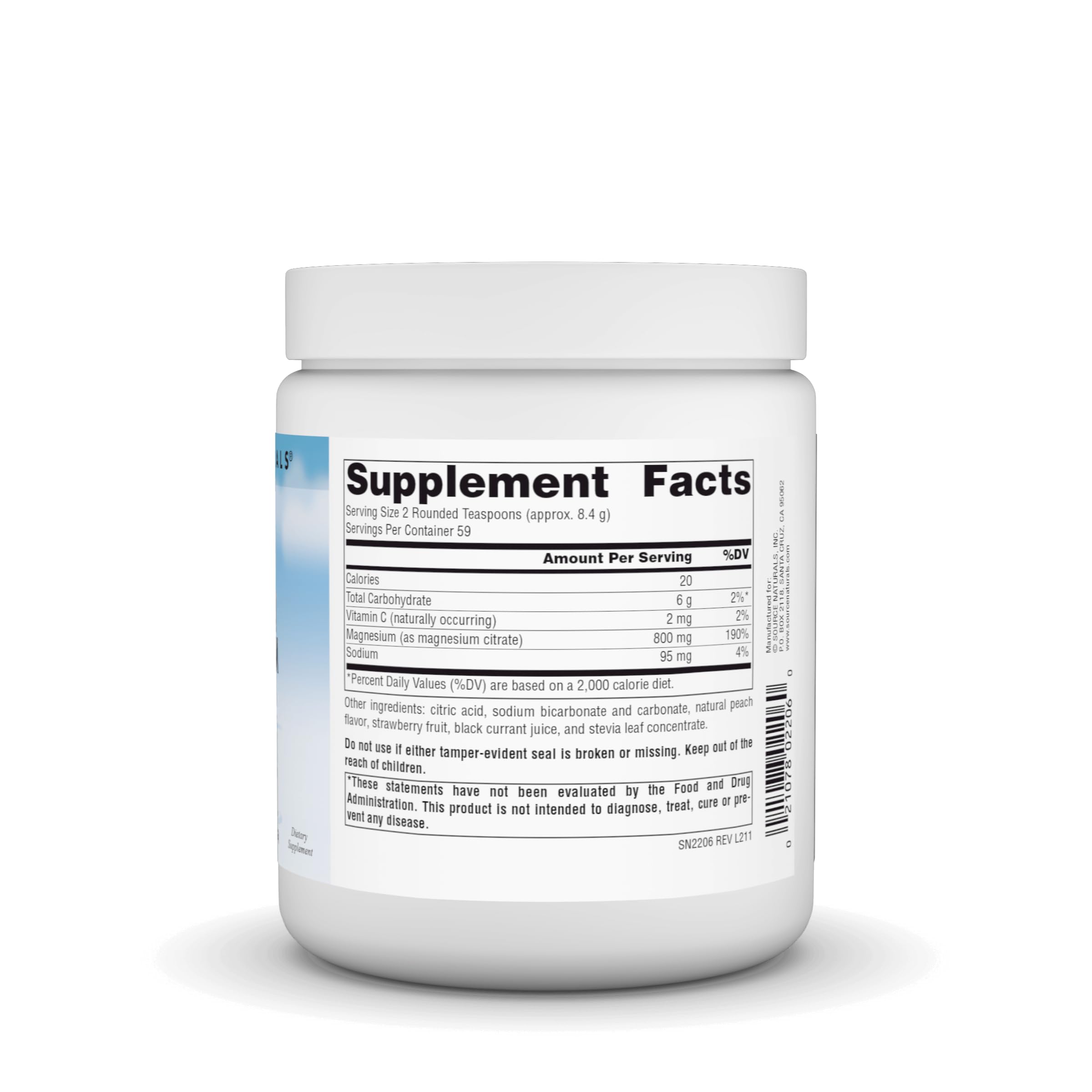 Foto 3 pulgar | Supplement Source Naturals Serene Science Magnesium Serene 500 Ml - Venta Internacional.