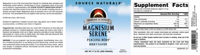 Foto 4 | Supplement Source Naturals Serene Science Magnesium Serene 500 Ml - Venta Internacional.