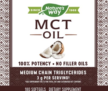 Foto 2 | Suplemento De Aceite Mct De Nature's Way, 180 Cápsulas Blandas, Orgánico - Venta Internacional.